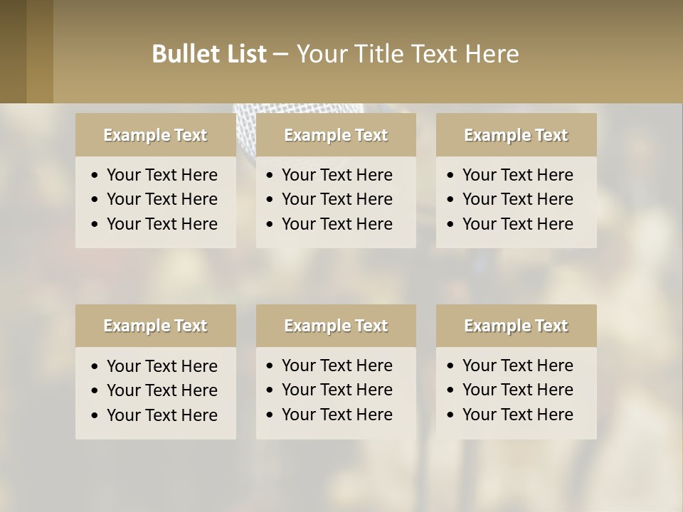 Rock Audio Volume PowerPoint Template