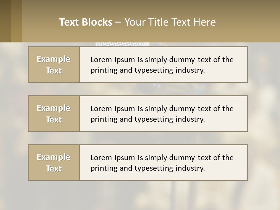 Rock Audio Volume PowerPoint Template
