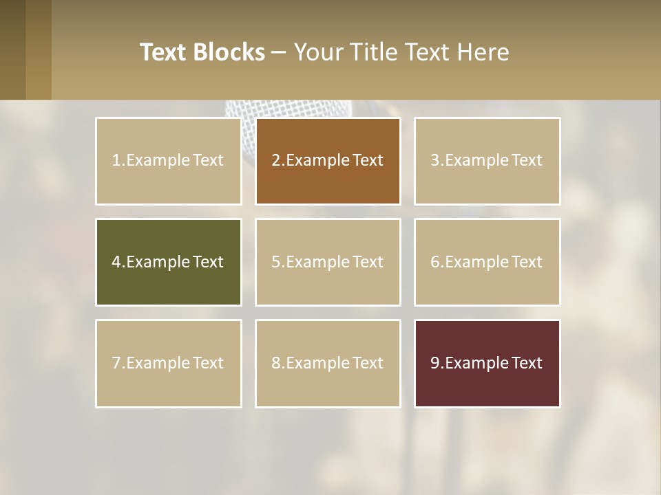 Rock Audio Volume PowerPoint Template