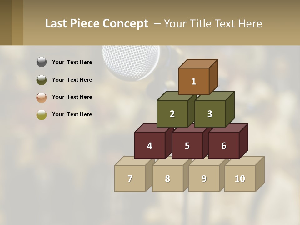 Rock Audio Volume PowerPoint Template