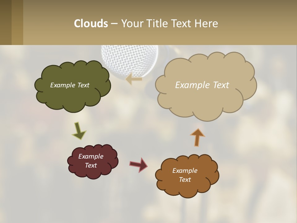 Rock Audio Volume PowerPoint Template