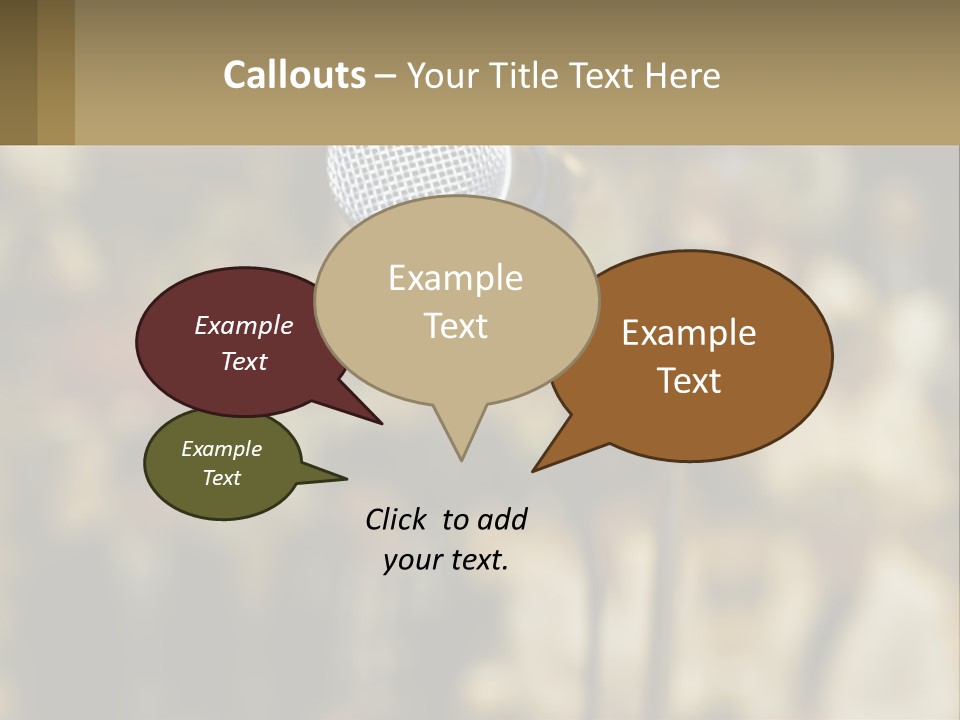 Rock Audio Volume PowerPoint Template