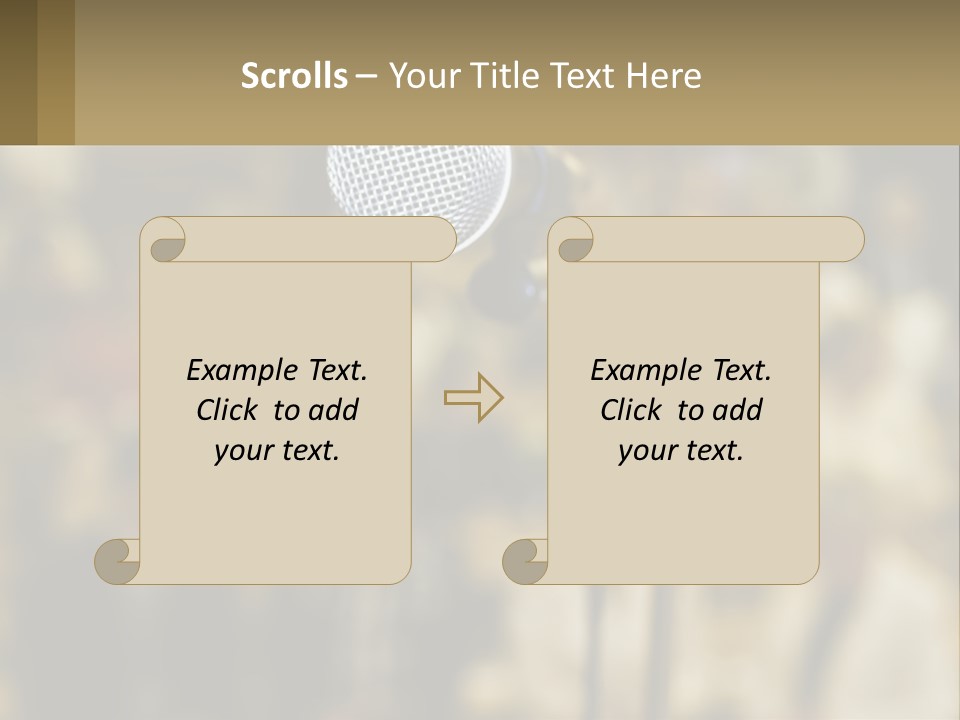 Rock Audio Volume PowerPoint Template