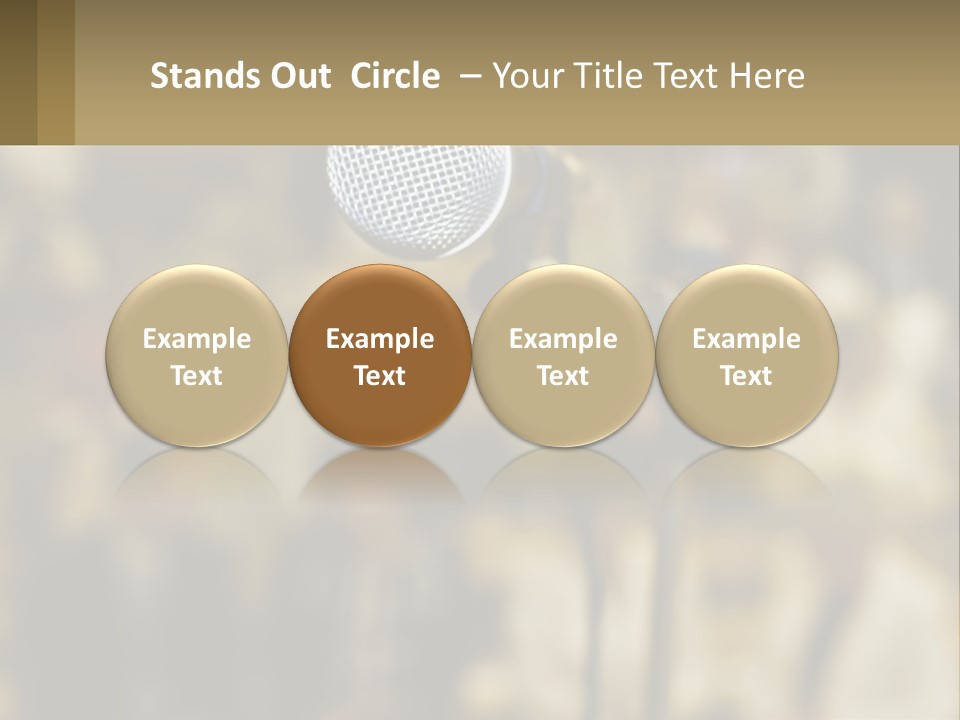 Rock Audio Volume PowerPoint Template