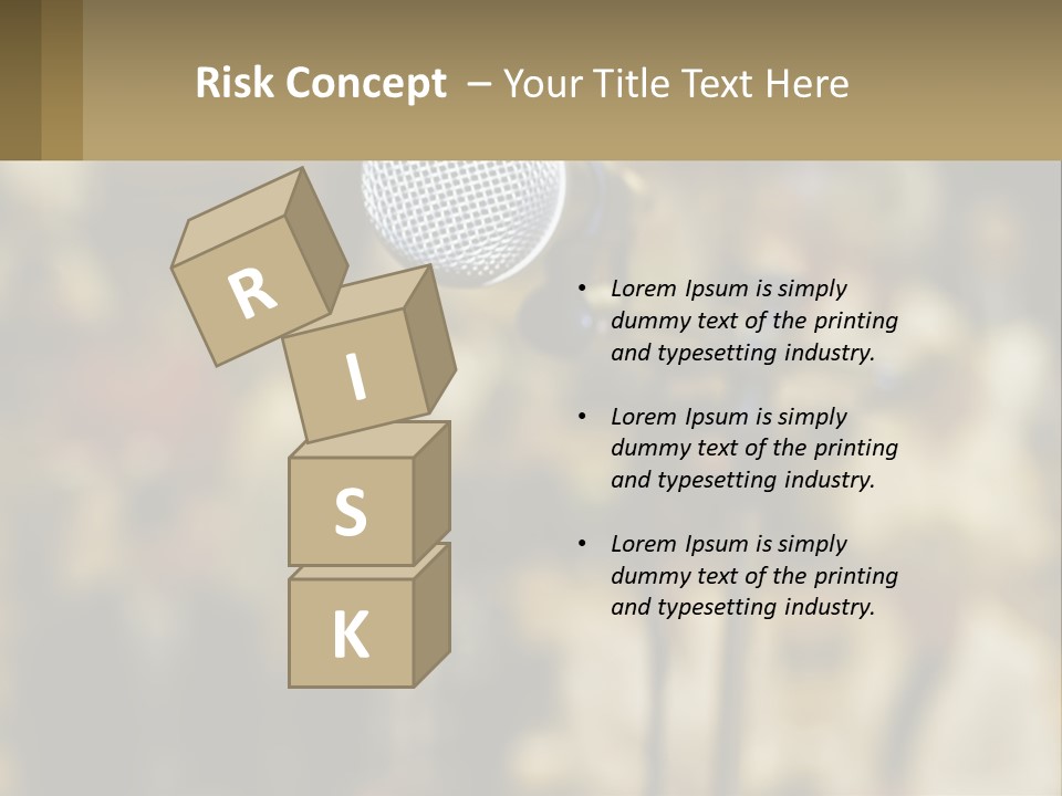 Rock Audio Volume PowerPoint Template