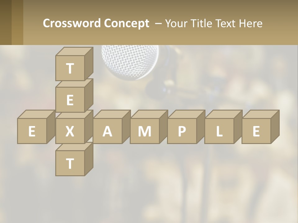Rock Audio Volume PowerPoint Template