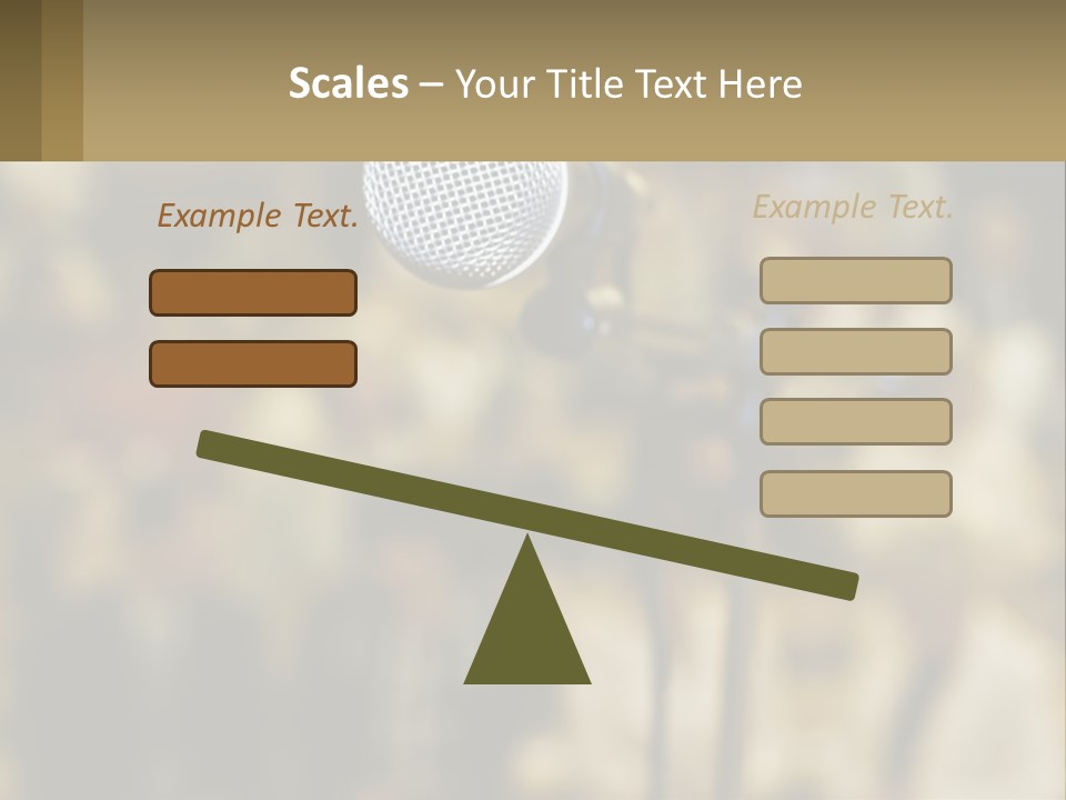 Rock Audio Volume PowerPoint Template