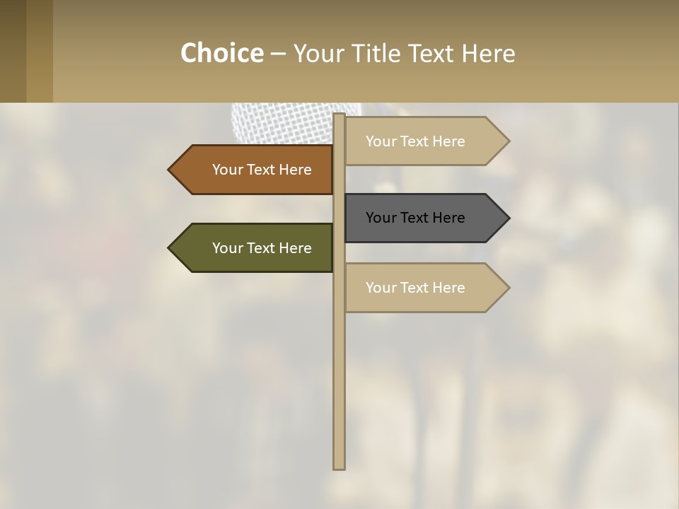 Rock Audio Volume PowerPoint Template
