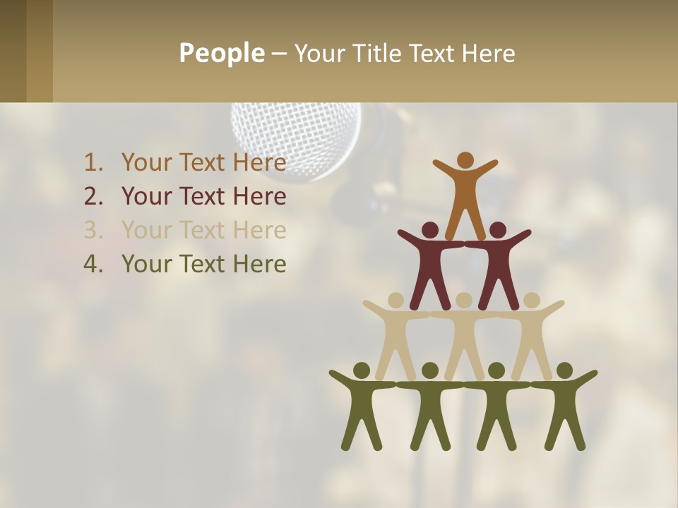 Rock Audio Volume PowerPoint Template