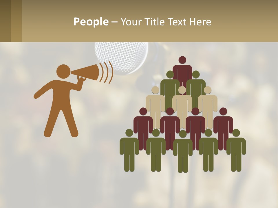 Rock Audio Volume PowerPoint Template