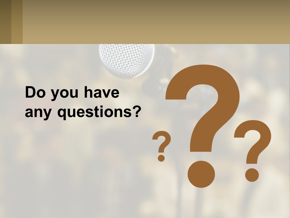 Rock Audio Volume PowerPoint Template