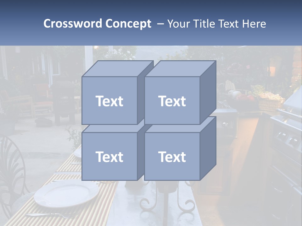 Dinner Real Outside PowerPoint Template