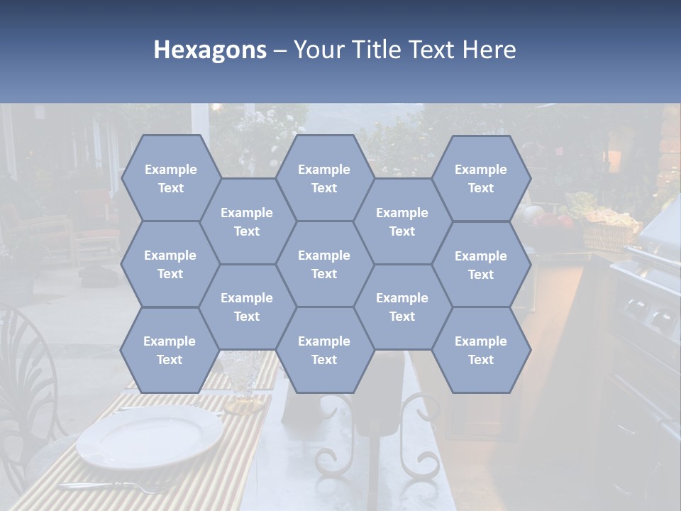 Dinner Real Outside PowerPoint Template