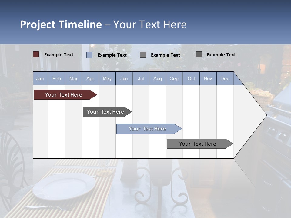 Dinner Real Outside PowerPoint Template