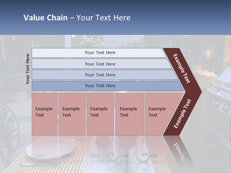 Dinner Real Outside PowerPoint Template