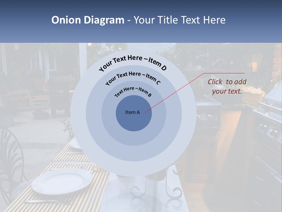 Dinner Real Outside PowerPoint Template