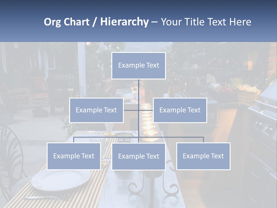 Dinner Real Outside PowerPoint Template