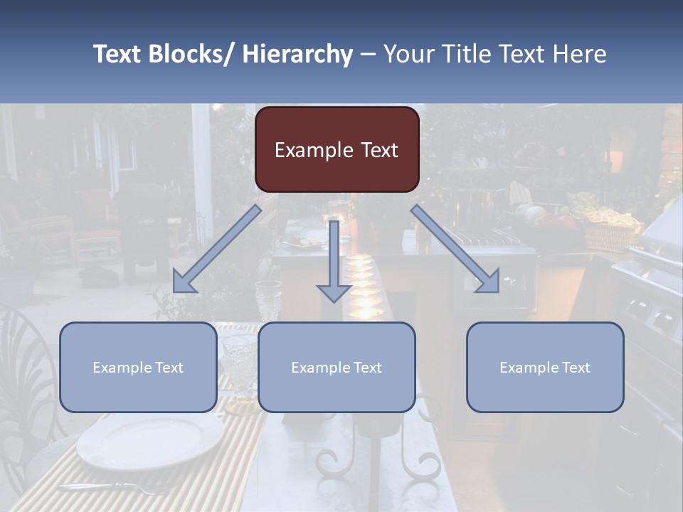 Dinner Real Outside PowerPoint Template