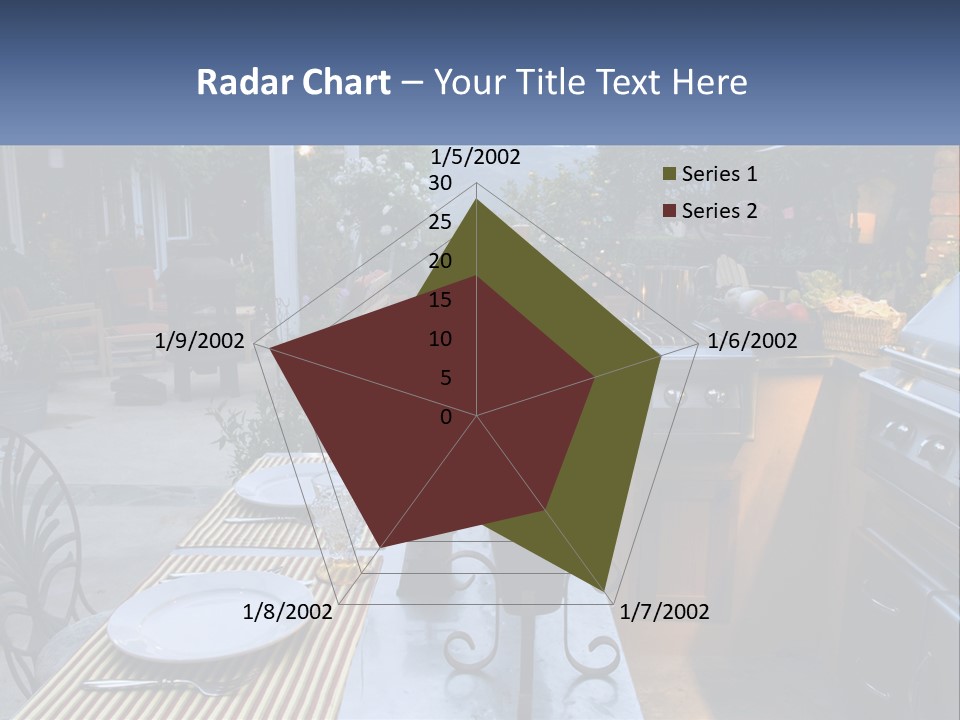 Dinner Real Outside PowerPoint Template