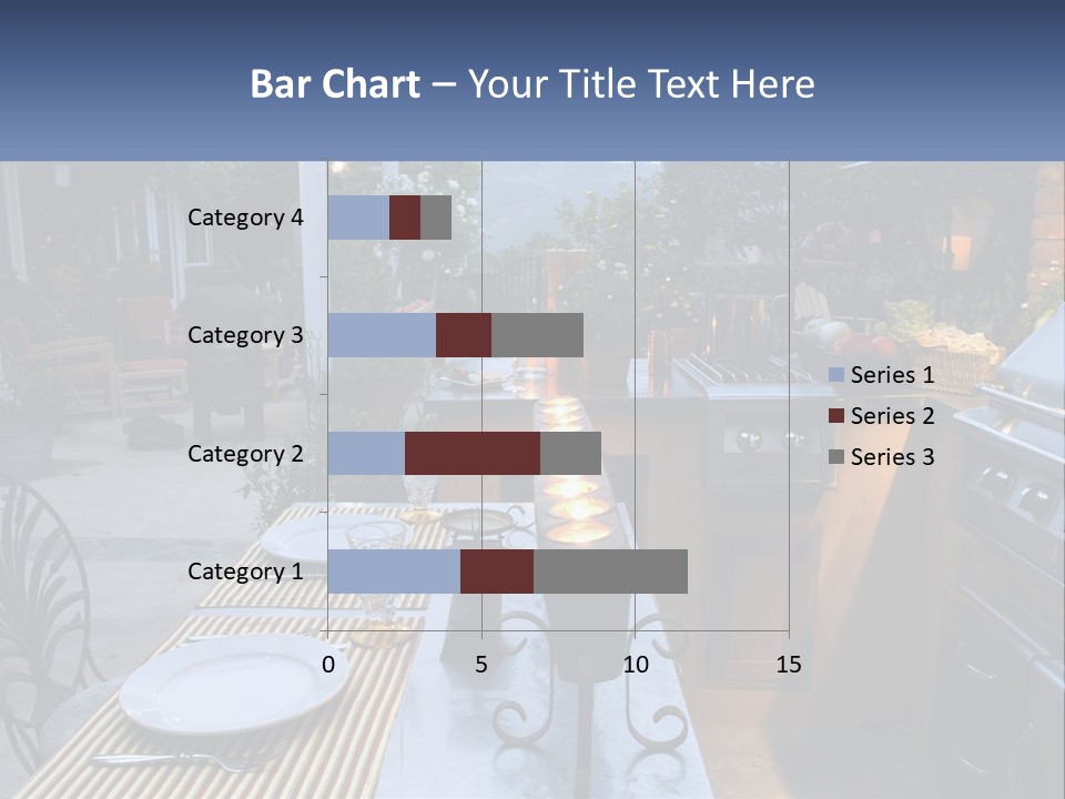 Dinner Real Outside PowerPoint Template