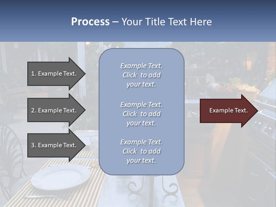 Dinner Real Outside PowerPoint Template