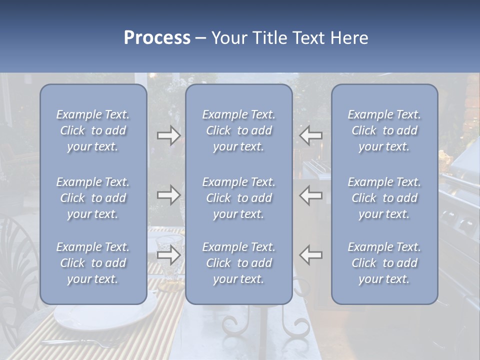 Dinner Real Outside PowerPoint Template