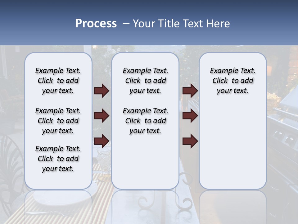 Dinner Real Outside PowerPoint Template