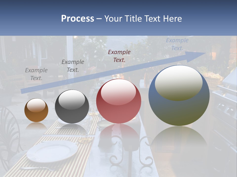 Dinner Real Outside PowerPoint Template