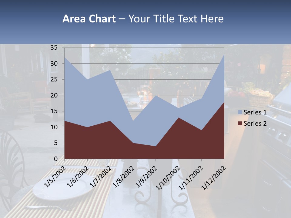 Dinner Real Outside PowerPoint Template