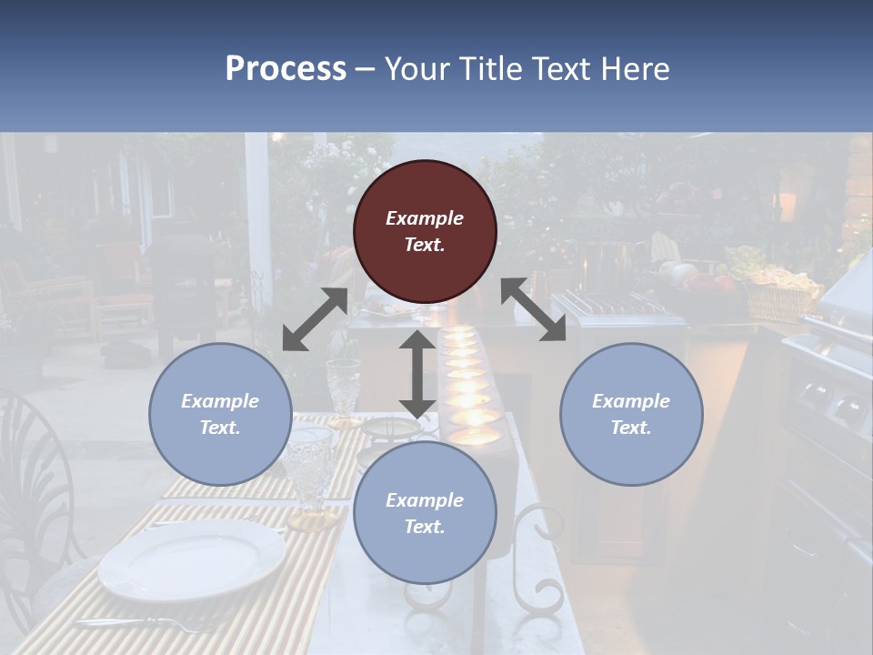 Dinner Real Outside PowerPoint Template