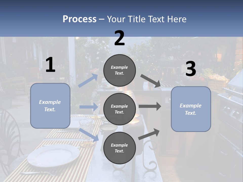 Dinner Real Outside PowerPoint Template