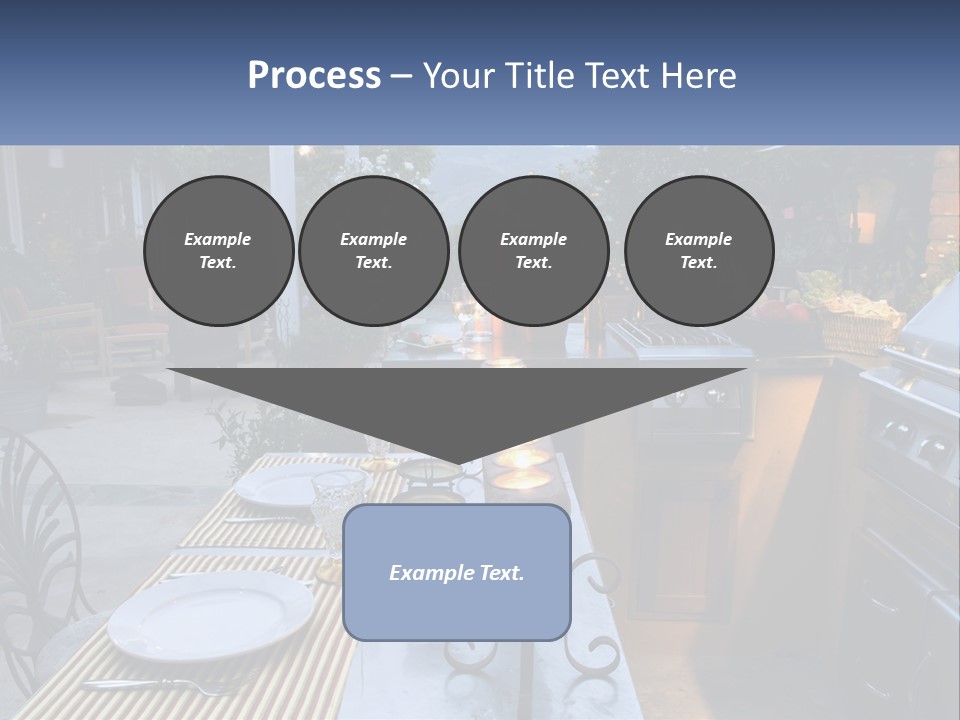 Dinner Real Outside PowerPoint Template