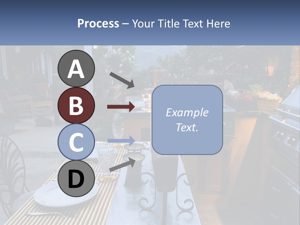 Dinner Real Outside PowerPoint Template