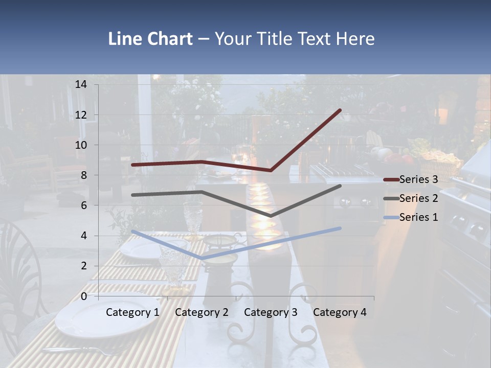 Dinner Real Outside PowerPoint Template