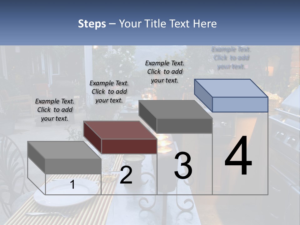Dinner Real Outside PowerPoint Template