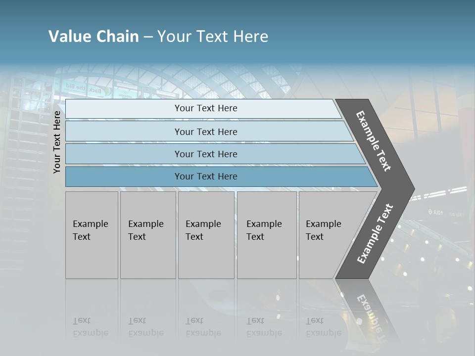 Towers Down England PowerPoint Template