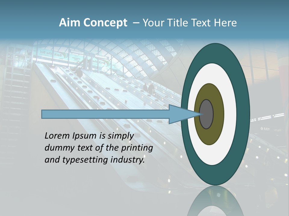 Towers Down England PowerPoint Template