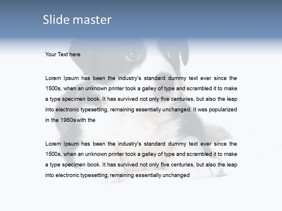 Eyes Toy Face PowerPoint Template