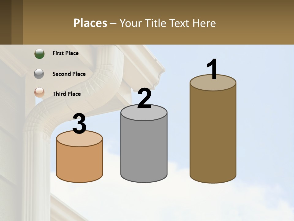 Overhang Flow Drain PowerPoint Template