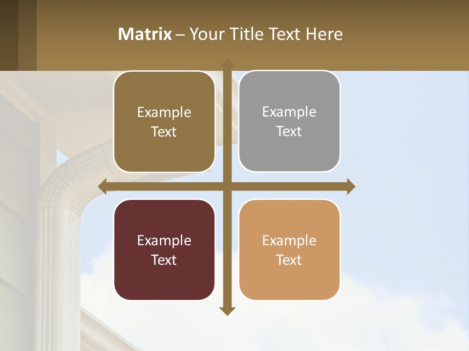 Overhang Flow Drain PowerPoint Template