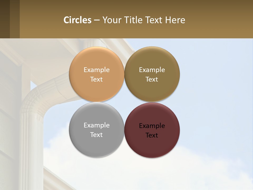 Overhang Flow Drain PowerPoint Template