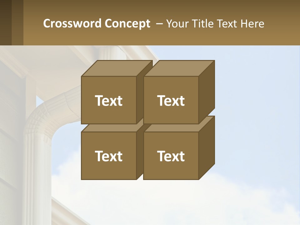 Overhang Flow Drain PowerPoint Template