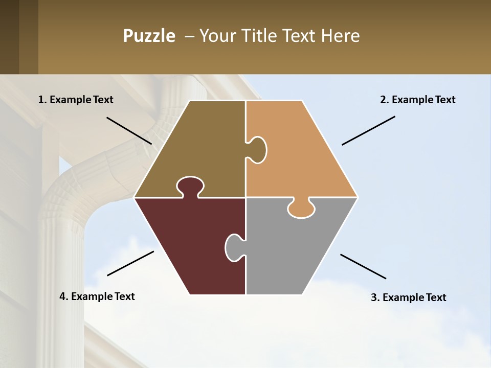 Overhang Flow Drain PowerPoint Template