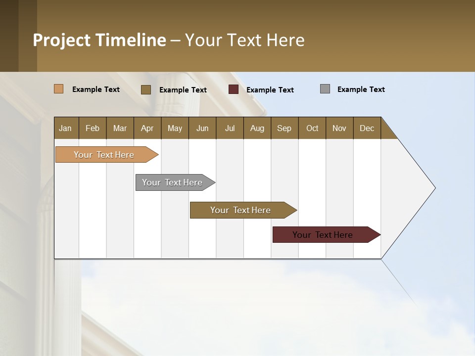 Overhang Flow Drain PowerPoint Template