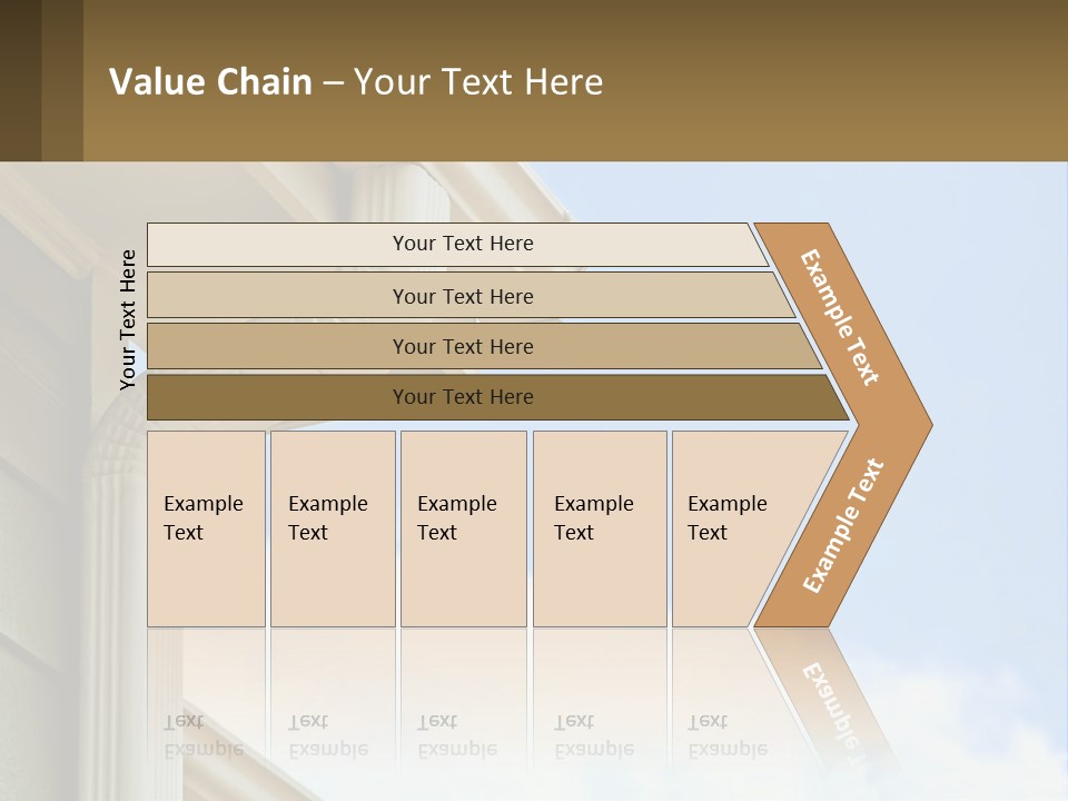 Overhang Flow Drain PowerPoint Template