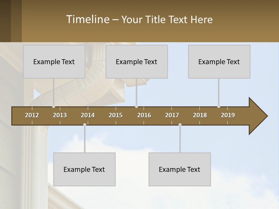 Overhang Flow Drain PowerPoint Template