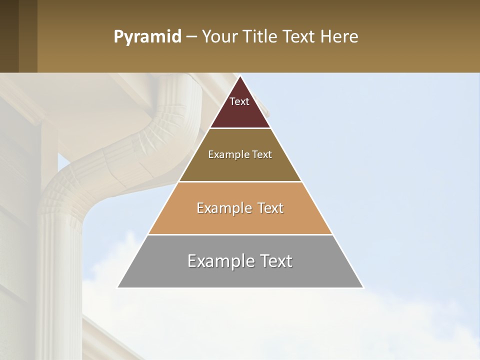 Overhang Flow Drain PowerPoint Template