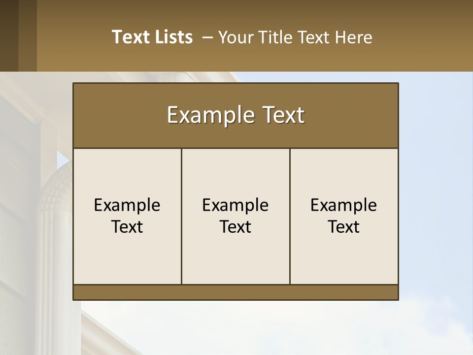 Overhang Flow Drain PowerPoint Template