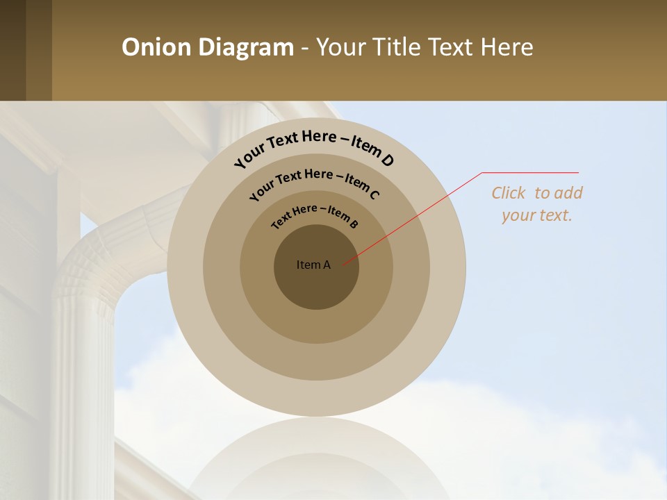 Overhang Flow Drain PowerPoint Template