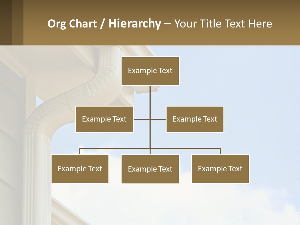 Overhang Flow Drain PowerPoint Template